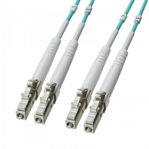 コード集合型光ファイバケーブル（マルチ５０&mu;ｍＯＭ３、ＬＣ&times;２－ＬＣ&times;２、３００ｍ）　■お取り寄せ品