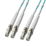 コード集合型光ファイバケーブル（マルチ５０μｍＯＭ３、ＬＣ×２－ＬＣ×２、３００ｍ）　■お取り寄せ品