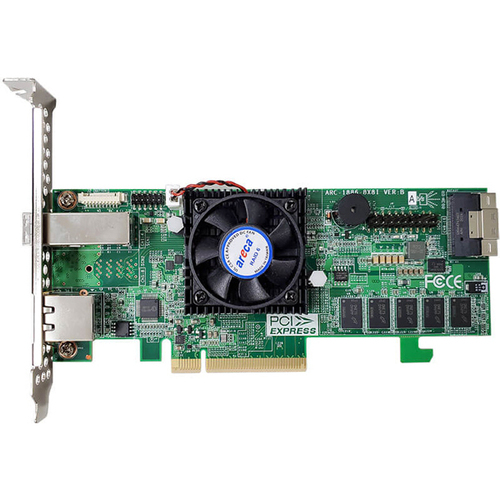 １２ポート内蔵外付兼用ＲＡＩＤカード　Ｔｒｉモード対応　ＡＲＣ－１８８６－４Ｘ８Ｉ　■お取り寄せ品