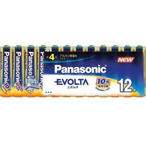アルカリ乾電池　エボルタ　単４　１２本入
