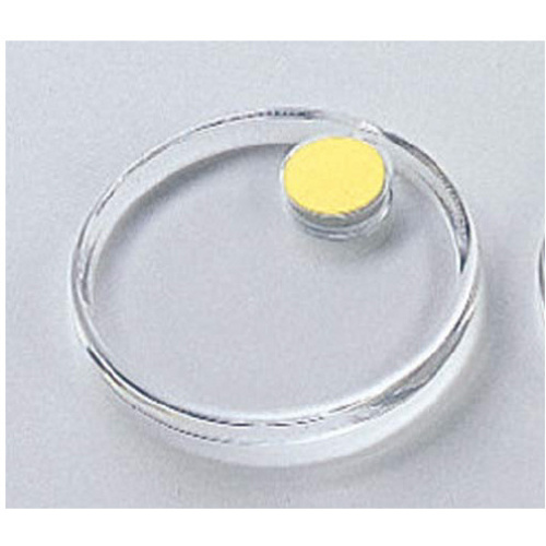 強力カラーマグネットクリヤー４０ｍｍ２個入黄