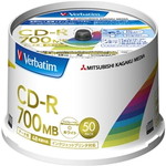 ＣＤ－Ｒ　７００ＭＢ　ＰＣデータ用　４８倍速対応　５０枚スピンドルケース　印刷可能ホワイトレーベル　■２営業日内届