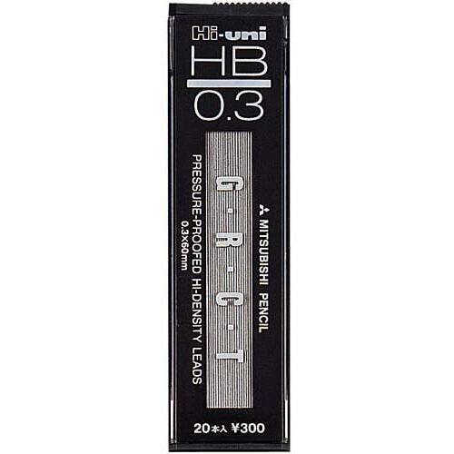 シャープ芯　ハイユニ０．３ｍｍ　ＨＢ