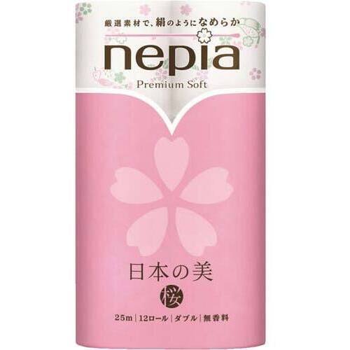 ネピアプレミアムソフト１２ロール日本の美桜×６