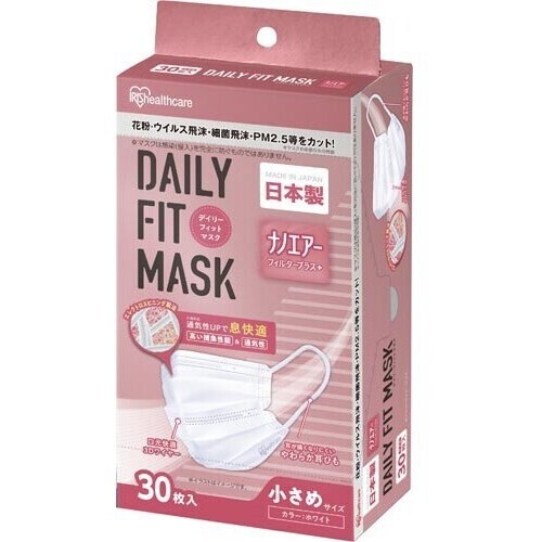 デイリーフィットマスク　ナノエアー小さめ　３０枚入