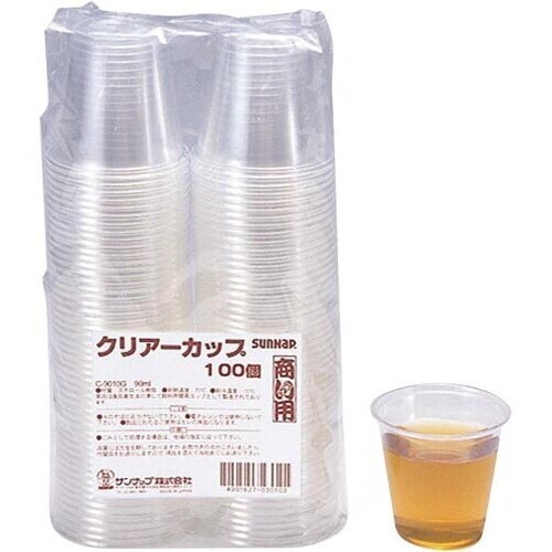 クリアーカップ３オンス（９０ｍｌ）１００個入&times;３０