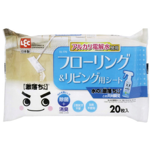 水の激落ちシート　フローリング＆リビング２０枚&times;４