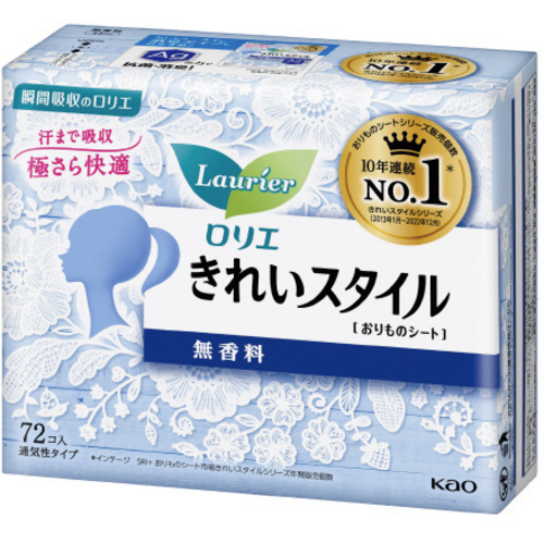 ロリエ　きれいスタイル無香料　７２コ入