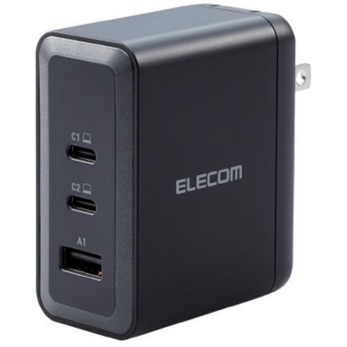 ＡＣ充電器　１００Ｗ　Ｃ×２　Ａ×１　ブラック