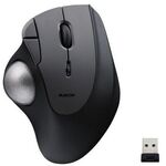 トラックボールマウス／ＩＳＴ／３６ｍｍボール／親指／ベアリング支持／無線２．４ＧＨｚ／５ボタン／ブラック　■２営業日内届