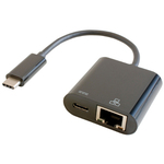 有線ＬＡＮ接続しながら充電もできるＵＳＢ－Ｃ（Ｒ）変換アダプター　ブラック　ＧＰ－ＣＲ４５Ｈ１００／Ｂ　■お取り寄せ品