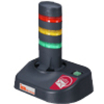 メル丸くん　電子メール直接受信（ＰＯＰ／ＩＭＡＰ対応）警告灯　３灯色レンズ／ダークグレー　■お取り寄せ品