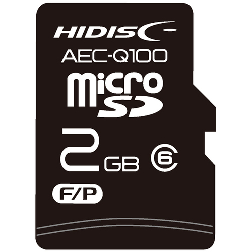 ＡＥＣ－Ｑ１００対応　ＨＩＤＩＳＣ　車載用途向けＳＬＣチップ搭載　ｍｉｃｒｏＳＤカード　２ＧＢ　■お取り寄せ品