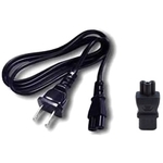 海外旅行用ＡＣケーブル　３ピン変換プラグ付　ＴＩ－１０８　■お取り寄せ品