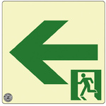 誘導標識　左矢印縦　ＰＳＮ９６２　【お取り寄せ品】９営業日以内届
