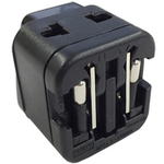 海外用２口変換プラグ　Ａ／Ｃ／Ｏ／ＳＥ／ＢＦタイプ　電圧ランプ付き　ＷＰ－９１Ｍ　■お取り寄せ品