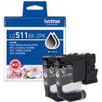 【ブラザー純正】インクカートリッジ　ブラック　２個パック　ＬＣ５１１ＢＫ－２ＰＫ　■２営業日内届