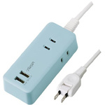 ３個口コンセント　１．５ｍ　ＵＳＢポート付　【お取り寄せ品】７営業日以内届