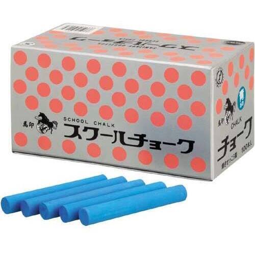 スクールチョーク　青　１００本