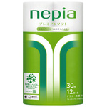 ネピアプレミアムロール　無香　ダブル３０ｍ　１２個