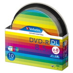 ＤＶＤ－Ｒ　ＤＬ　８．５ＧＢ　ＰＣデータ用　８倍速対応　１０枚スピンドルケース入り　ワイド印刷可能　■お取り寄せ品