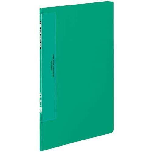 クリヤーブックＷＣ　固定式Ａ４縦１０Ｐ緑１０冊
