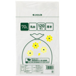 取り出しやすい低密度厚手ゴミ袋詰替用乳白７０Ｌ