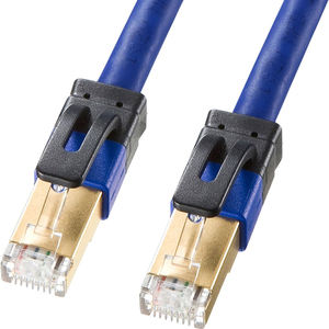 カテゴリ７Ａ　ＬＡＮケーブル（５ｍ・ブルー）　ＫＢ－Ｔ７Ａ－０５ＢＬ　■お取り寄せ品