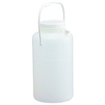 蓄尿瓶（持ち手付きポリエチレン保存容器）　２５００ｍＬ　４８２　８－８６４０－０１　●ご注文は２個から