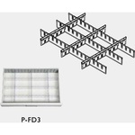 救急カート［ＬＵＸＥ］用　仕切板セット（上段用）　Ｐ－ＦＤ３　８－１３４１－１８