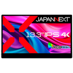 タッチパネルモバイルモニター　１３．３型／３８４０×２１６０／ブラック　■２営業日内届
