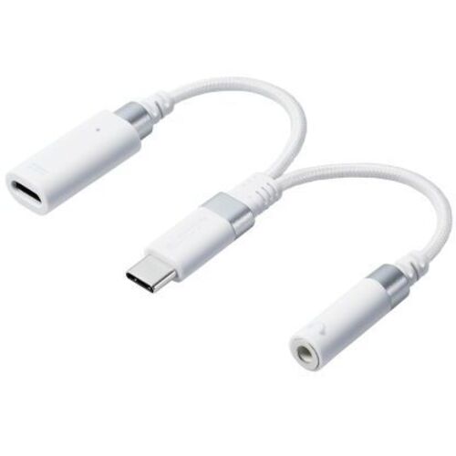 音声変換ケーブル／ＵＳＢ－Ｃ　ｔｏ　３．５ｍｍステレオミニ／ホワイト　ＭＰＡ－Ｃ３５ＣＳＤＰＤＷＨ　■お取り寄せ品