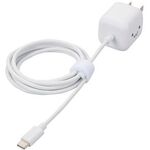 ＡＣ充電器／ＵＳＢ－Ｃケーブル一体／１．５ｍ／しろちゃん　ＭＰＡ－ＡＣＣＰ７４２０ＷＦ　■お取り寄せ品