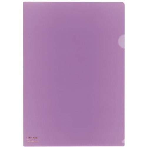 カラークリヤーホルダーＰＰ　Ａ４　藤５枚入