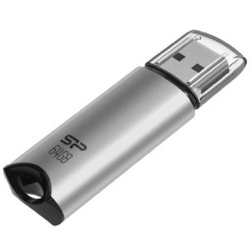 ＵＳＢメモリ　Ｍ０２　６４ＧＢ（シルバー）