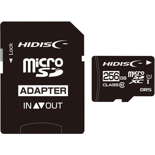 データ復旧サービス付　ｍｉｃｒｏＳＤＸＣカード　２５６ＧＢ　ＨＤＭＣＳＤＸ２５６ＧＣＬ１０ＤＳ　■お取り寄せ品