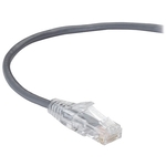 Ｓｌｉｍ－ｎｅｔ　ＣＡＴ６Ａ細径パッチケーブル　２８ＡＷＧ　灰　５００ＭＨｚ　ＰＶＣ　４．５ｍ　■お取り寄せ品