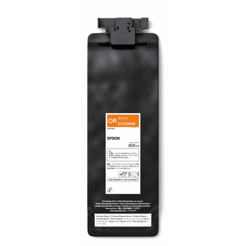 ＳｕｒｅＣｏｌｏｒ用　インクパック／８００ｍｌ（オレンジ）　ＳＣ３５ＯＲ０８　■お取り寄せ品