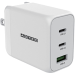 ＰＤ対応ＧａＮ　ＡＣ充電器／６５Ｗ／ＵＳＢ－Ａｘ１・Ｃｘ２／ホワイト　ＡＰＤ－Ｖ０６５ＡＣ２－ＷＨ　■お取り寄せ品