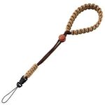 チェキアクセサリ／ハンドストラップ／汎用／編み系／ブラウン　ＩＣ－ＳＴＨＫＮＢＲ　■お取り寄せ品