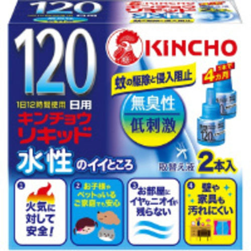 水性キンチョウリキッド取替液１２０日　２Ｐ