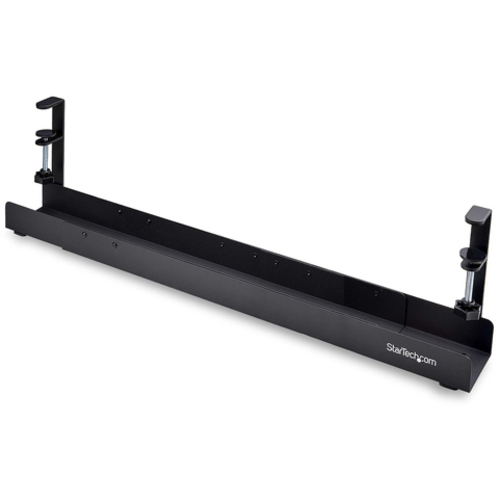 ケーブル配線トレー／クランプ式／ブラック　ＣＡＬＢ－ＤＥＳＫ－ＣＡＢＬＥ－ＴＲＡＹ　■お取り寄せ品