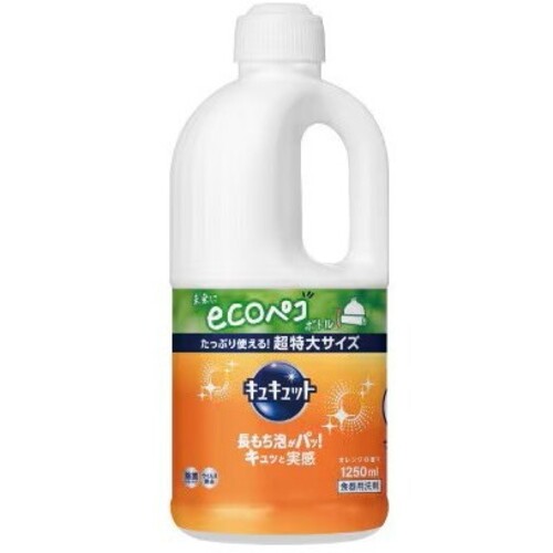 キュキュット　オレンジ　詰替用　３７０ｍｌ