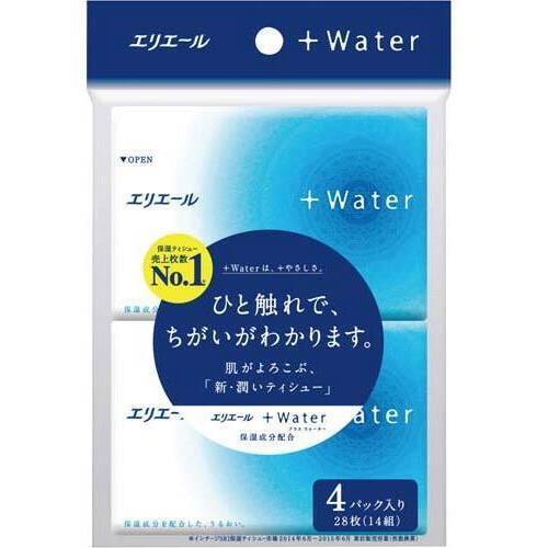 エリエール　＋Ｗａｔｅｒ（ポケット）　１４組４個