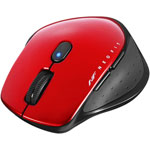 無線　ＢｌｕｅＬＥＤ　５ボタン　ＮＥＯＦＩＴマウス　Ｓサイズ　レッド　■お取り寄せ品