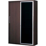 ポルト３木製ストレージ高１８５０幅１２００引扉Ｄ　【組立サービス付】　※搬入経路チェック※