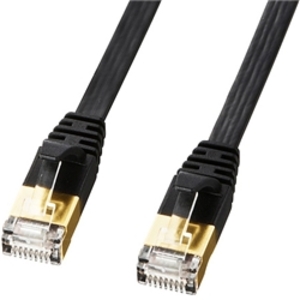 ＣＡＴ７ウルトラフラットＬＡＮケーブル（１ｍ・ブラック）　ＫＢ－ＦＬＵ７－０１ＢＫ　■お取り寄せ品