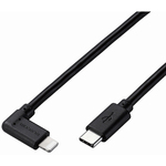 ＵＳＢ－Ｃ　－　Ｌｉｇｈｔｎｉｎｇケーブル／ＰＤ対応／１．２ｍ／ブラック　ＭＰＡ－ＣＬＬ１２ＢＫ　■お取り寄せ品