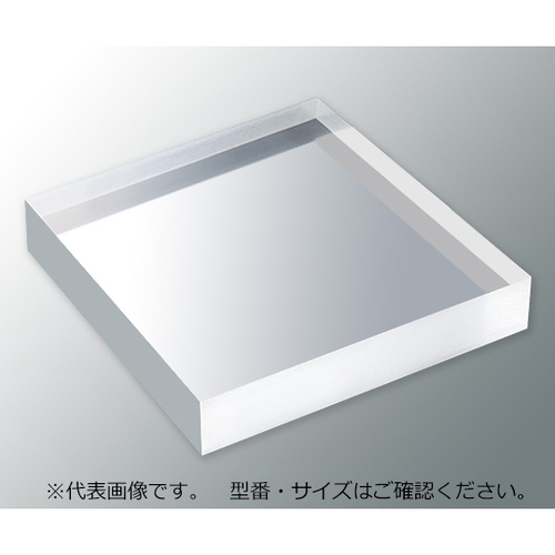 アクリル板　（透明厚板）　３００&times;３００ｍｍ　板厚２０ｍｍ　３－６５９７－０１