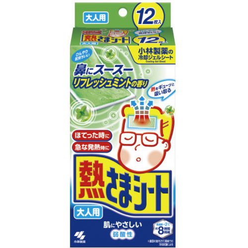 熱さまシート　大人用ミント　１２枚&times;１２箱